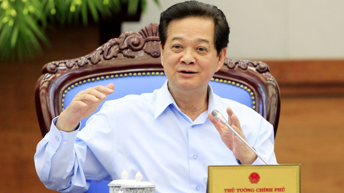 Thủ tướng Nguyễn Tấn Dũng chủ trì Phiên họp Chính phủ thường kỳ .